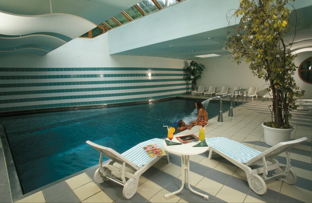Schwimmbad im 3 Sterne Hotel Garni Pension Reichmann in Kanzian